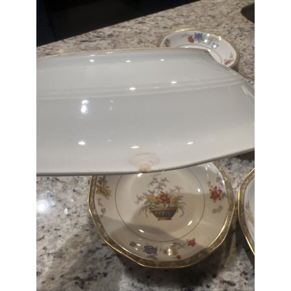 Antique Haviland Soup Bowls 5 Piece Limoges Coromandel 7.75 in READ DESCRIPTION - Picture 4 of 8